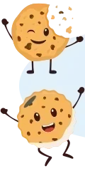 Ilustração representando cookies e privacidade de dados
